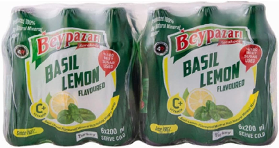 Beypazarı Fesleğen-Limonlu Maden Suyu (24x200ml)