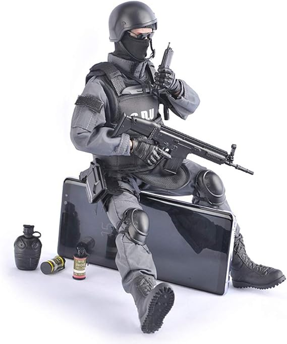 Military Soldier Action Figures Set, 12 Inch 1/6 Scale Action Figures Set with Weapons and Clothes Accessories - Type I - SDU Soldier