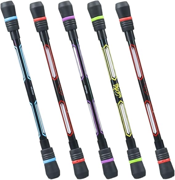 5 Spinning Pens, Fun Neutral Pens, Student Supplies, Creative Stationery Pens, and Writing Utensils.