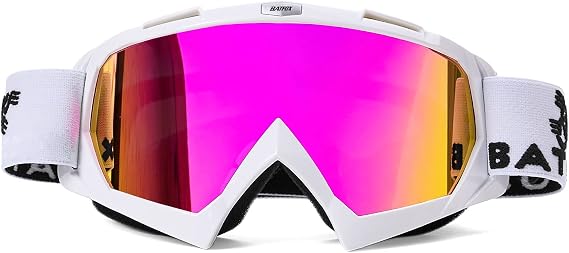 キッズ ユース ダートバイク ゴーグル - モトクロス&atvライディングゴーグル 女性用 Uv400 滑り止めストラップ Mtb、utv、otg、mxギア