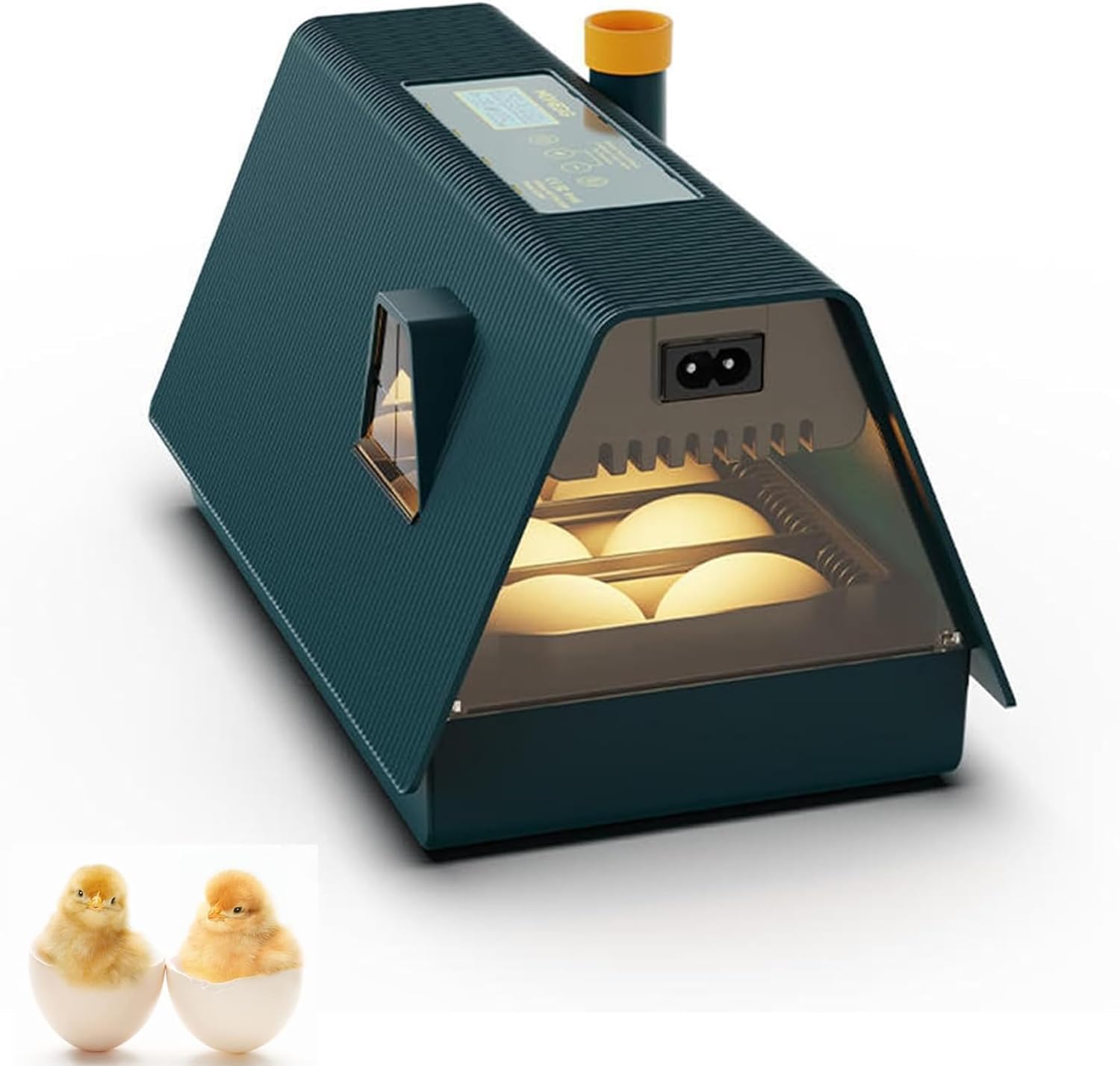 Multi-functional Automation, Incubator, Automatic Hatching Egg, 10 Eggs for Birds, Automatic Rolling Egg, Digital Display, Automatic Temperature Control, Humidity Retention, Adjustable Intervals,