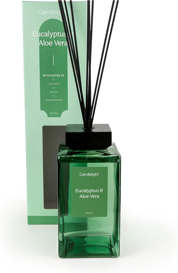 Madison & Mayfair 2 Litre Eucalyptus & Aloe Vera Reed Diffuser