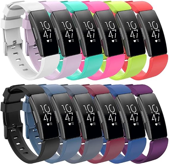 Fitbit Inspire 2/Fitbit Inspire HR/Fitbit Inspire/Fitbit Ace 2 Bantları ile uyumludur, Fitbit Inspire HR için Spor Su Geçirmez Kayışlar