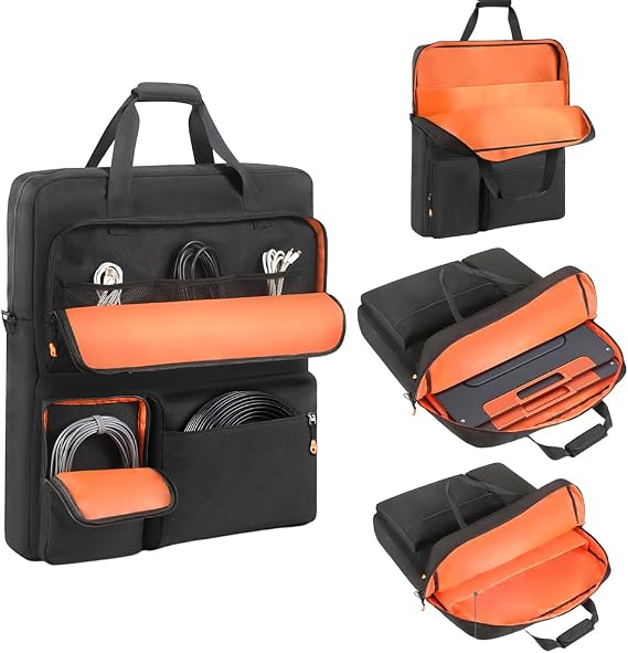Folding Solar Panel Storage Bag, Padded Travel Solar Panel Organizer Solars Board Protective Handbag Waterproof Portable Protection Shoulder Bag for Bifacial/ZOUPW 100W 200w 220w for Outdoor