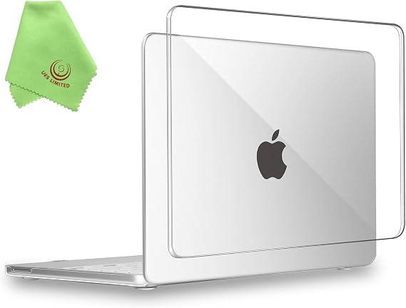 UESWILL Case for MacBook Neo 13 inch A18 Pro Model A3404, Crystal Clear