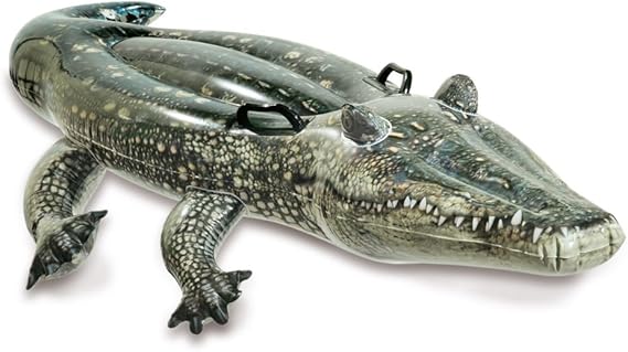 Intex 57551NP Inflatable Crocodile with Photorealistic Print