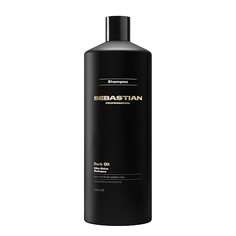 Sebastian Professional Dark Oil | Professional Revitalizing Shampoo | For Silky & Shiny Hair | Shine & Anti-Frizz | Suitable For All Hair Types