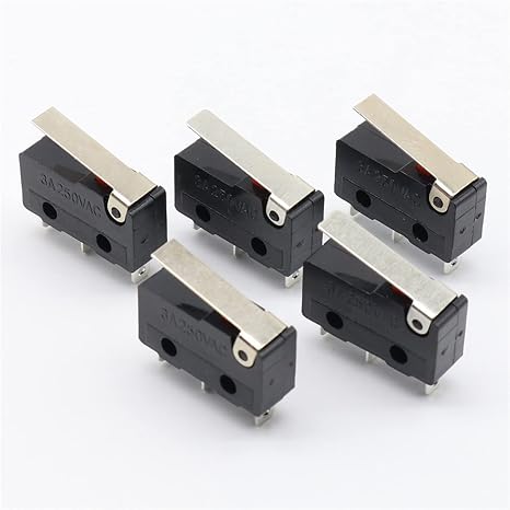 Rocker Switch 10PCS Limit Switch, 3 Pin N/O N/C All New 5A 250VAC KW11-3Z Micro Switch xiaguolingsm