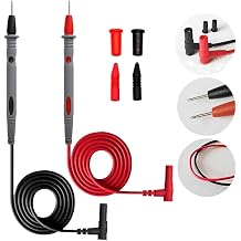 Alkatronik 1 Çift Multimetre Probu 1000v 20a Tüm Multimetreler Ile Uyumlu Test Ölçüm Kalosu 1 Metre Voltmetre