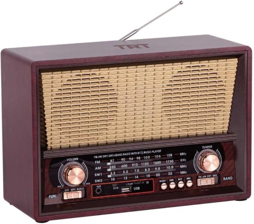 Trt Nostaljik Radyo Harbiye(Özel Trt Kutusunda, Pil Ve Güç Kablosu Dahildir)