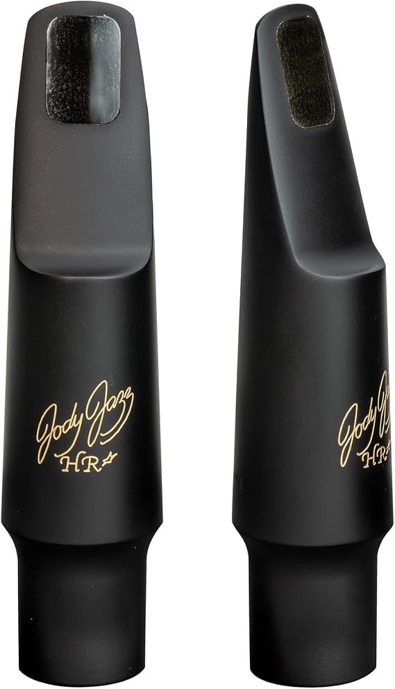 HR* Baritone 7 Saxophone Mouthpiece, Premium Authentic Hard Rubber, Black
