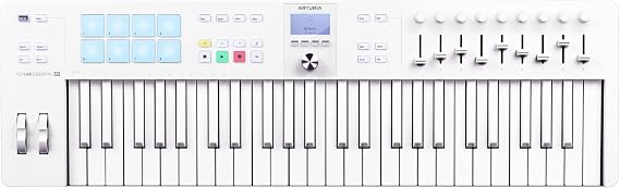 Arturia KeyLab Essential 49 Mk3 Alpine White - Midi Keyboard