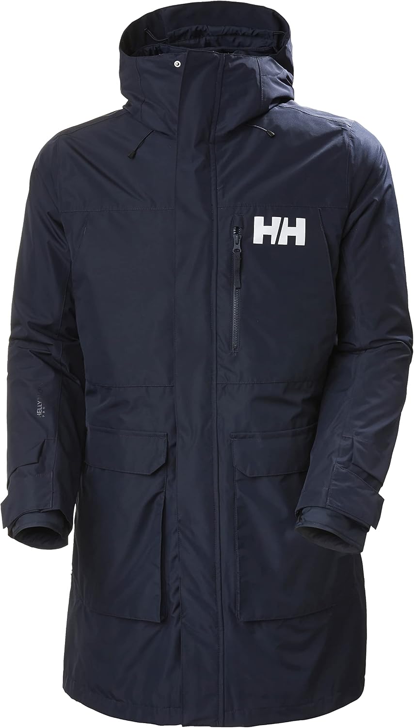 Helly Hansen Men's Rigging Coat – Waterproof Insulated Coat with Detachable Layer and Handwarmer Pockets