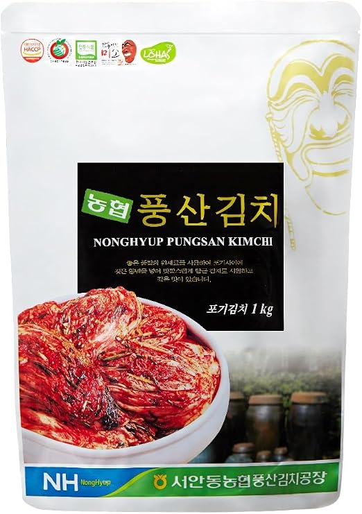韓国農協 白菜キムチ1㎏ 無添加 韓国産100%