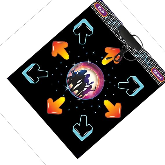 Educational Kids Dance Mat with Step Repeat and Anti-Slip 800X900mm Size Dance Challenge Mat