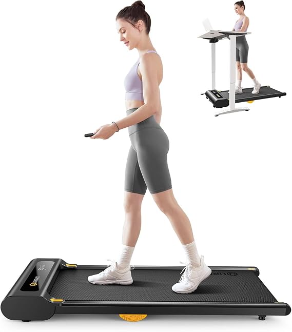 Urevo SpaceWalk Lite Walking Pad, Under Desk Treadmill, Remote Control