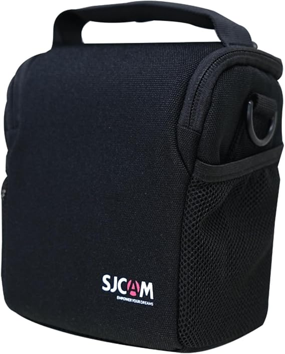 SJCAM Aksiyon Kameraları için Darbeye ve Suya Dayanıklı Portatif Esnek Aksesuar Omuz Çantası