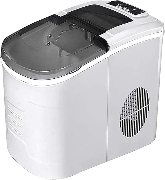 Portable ice maker desktop ice maker home small mini commercial milk tea shop round ice cube machine can be made in just a few minutes