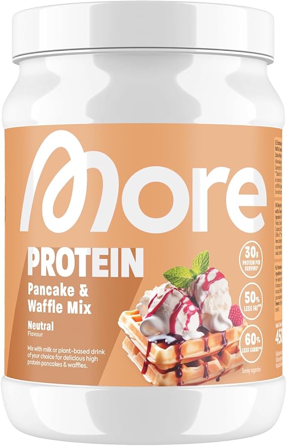 MORE Protein Pancakes and Waffle Mix, Neutral, 450 g