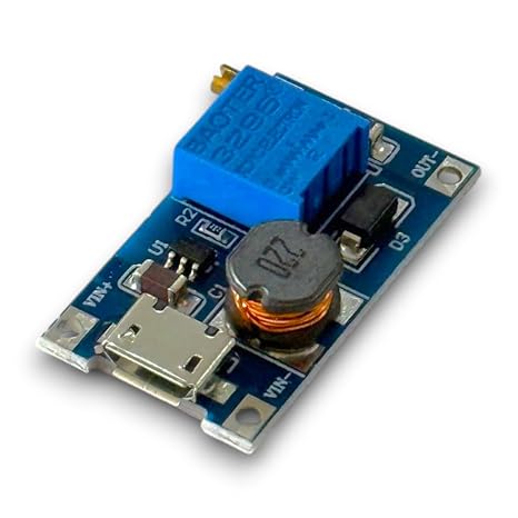 MT3608 DC-DC Voltaj Yükseltici Ayarlanabilir Modül - USB Girişli - 2A