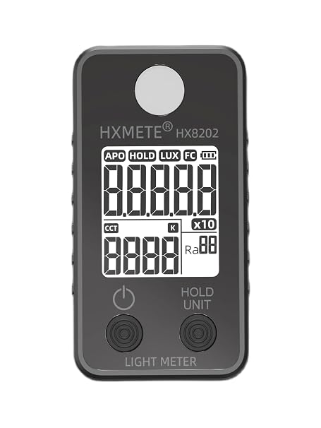 Light Master Lighting Sensor CRI Lux DUV Flicker Meter R1-R8 Tester Tool Isfriday Digital illuminometer LCD