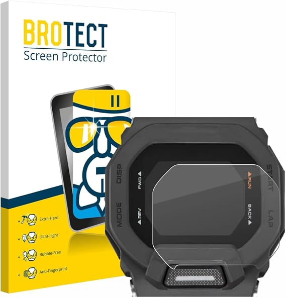 brotect Glass Film compatible with Casio G-Shock GBD-200