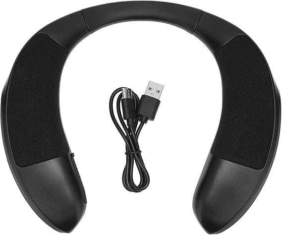 Vikye Neckband Bluetooth Speakers, Stereo Sound Wireless Wearable Neck Speaker, HD Hands Free Call Portable Personal Speaker, for Home Sport Outdoor