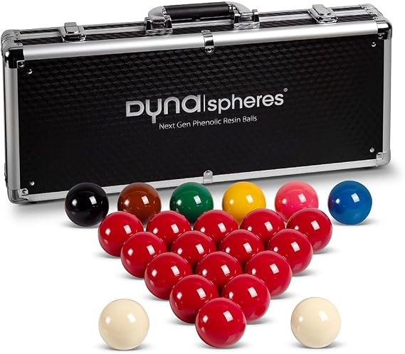 Phantom Case Snooker Balls 52.4mm Professional Quality Phenolic Resin