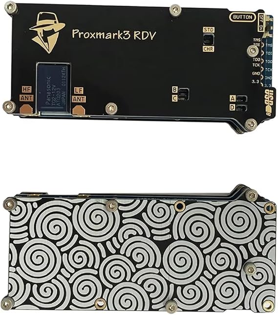 PM3 DEV Proxmark3 512K Upgraded RDV2 Memory NFC RFID Cloner Cloning Reader IC ID M1 Card Writer Read Functionality Proxmark 3 Kit