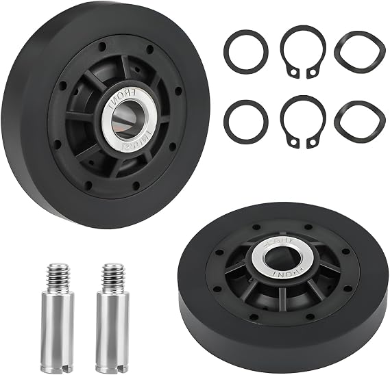 RB170002 Dryer Roller Kit,Dryer Drum Support Rollers Parts Compatible with Alliance and Speed Queen Dryers Replace 3447593 AP5186795 PS12220620 EAP12220620