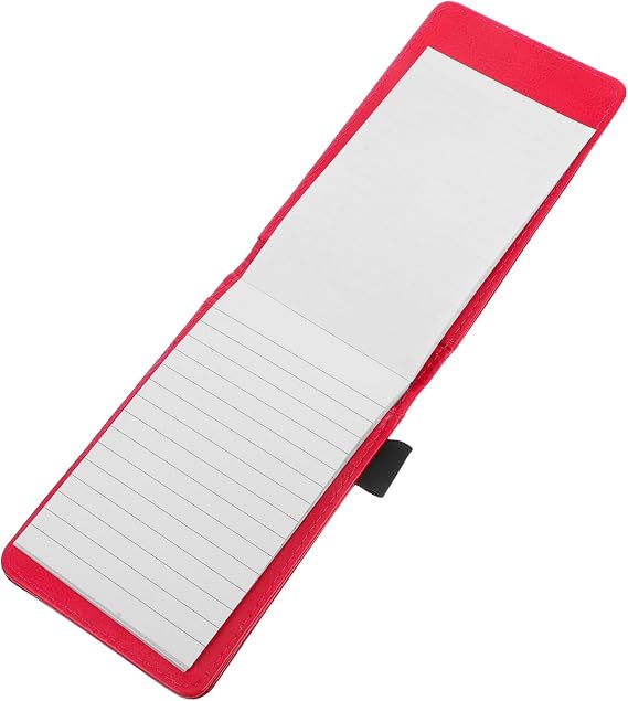 CALLARON Memo Book Mini Notebook, Pocket-sized Pu Hardcover Notepad with 50 Paper Sheets, Easy to Carry for Meetings and Study, Sleek Simple Design