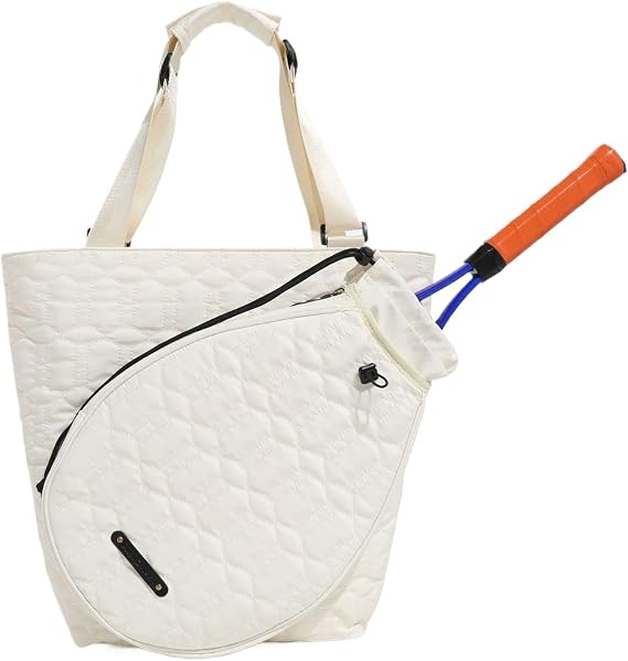 Badminton Bag | Waterproof Pickleball Tote Bag - Sports Tote Sports Tote for Adults, Holds Tennis Badminton Pickleball Rackets