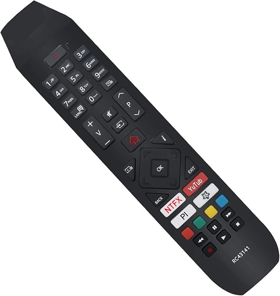 RC43141 Remote Control Replacement fit for Hitachi Smart LED TV