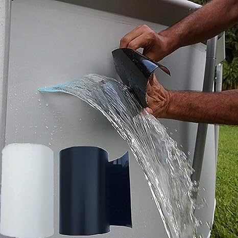 Repair Tape Silicone Bonding,Waterproof Flex Tape Strong Bond Instantly Stop Leakage Rubber Tape, Electrical Tape, Waterproof Seal for Leaking Pipes, Quick Stop Leaks (Transpar)