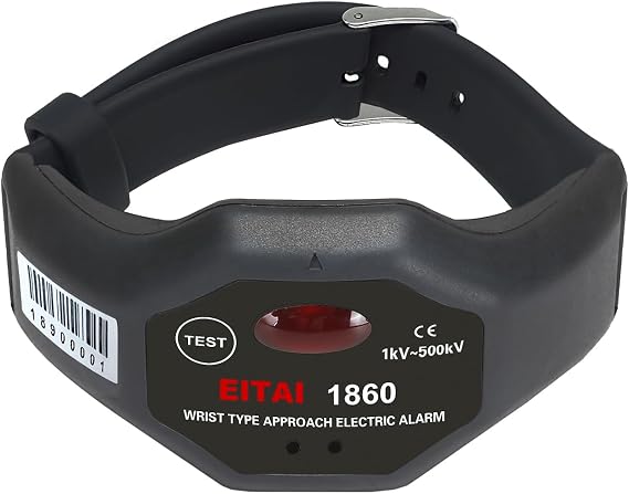 EITAI1860 Wearable High Voltage Alarm Detector, 0.4kV-500kV, Manufacturer Direct Sales, Non-Contact Induction, Sound & Light Alarm, Personal Safety Voltage Detector, V-Watch
