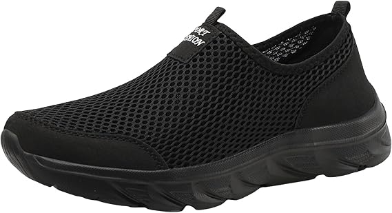 Men'S Walking Shoes - Men's Fashion Sneakers Breathable Mesh Lightweight Casual Sports Footwear with Modern Pattern Design