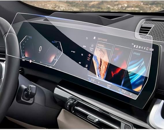 Engo BMW X2 Mat Ekran Koruyucu Kavisli Ekran İle Uyumlu Tek Parça