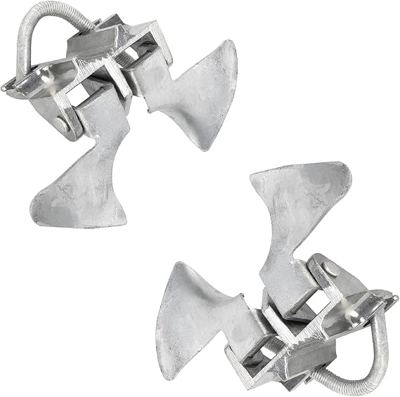 2 Way Lockable Gate Latch, 2 Pcs Metal Gate Lock, Galvanized Chain Link Fence Butterfly Gate Latch with Padlock Hole