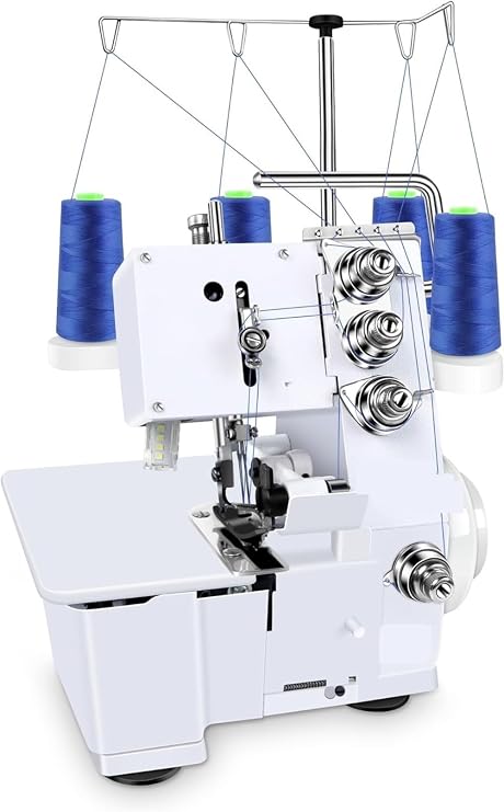 Sewing Machine, Sewing Machine with Upgraded LED Light and Accessories Kit, Heavy-Duty Metal Frame Overlock Machines