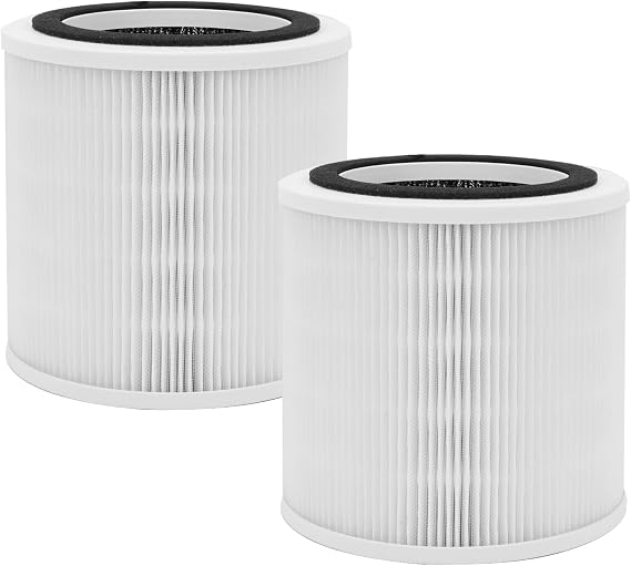 2 Pack H7126 Replacement Filter Compatible with Govee H7126 Mini Air Purifier,3-in-1 H13 True HEPA Air Filter,Replace Part #H7126-RF