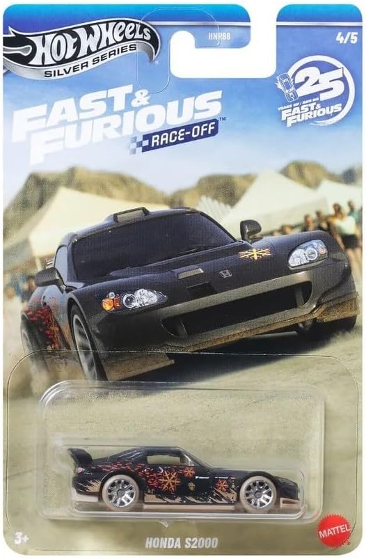 Hot Wheels Fast & Furious 25 YIL RACE-OFF HONDA S2000 JKX18 - HNR88