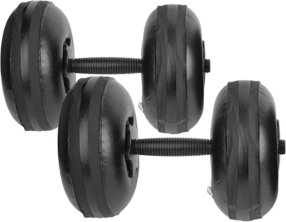 Water Dumbbell, Portable Water Filled Adjustable Dumbbell Barbell Weights Set, Travel Weights Water-Filled Barbells Eco-Friendly Fitness Equipment for Shaping and Fitness
