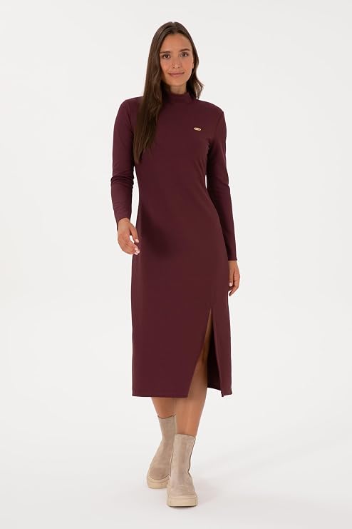 U.S. Polo Assn. Kadın Plum Elbise (Örme) 50313549-VR177