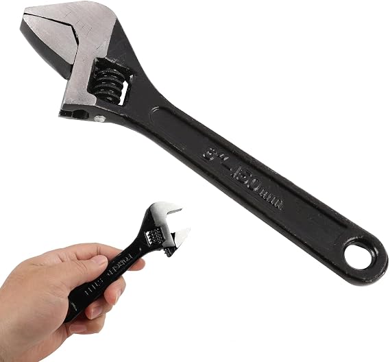 6 Inch Adjustable Spanner CR-V Steel Mini Wrench for DIY Repair