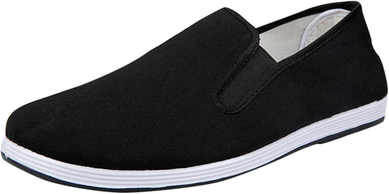 Sneaker Rack for Men Solid Outdoor Men Shoes Lazy Leisure Breathable Shoes Slip-On Color Sports Men's Plush Sneaker Slippers for Men