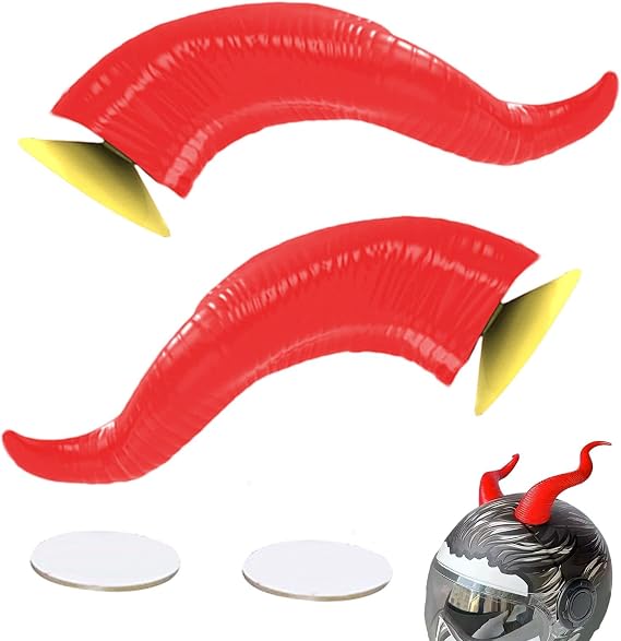 Motorcycle Helmets Devil Horns 2Pcs Horns for Helmets | Devil Horn Stick On Motorcycle Helmets Horns Cute Small Devil Horns for Decoration