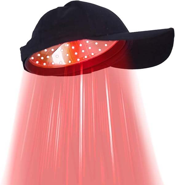 Red Light Therapy Hat, Oil Control Hair Growth Cap,650 nm Wavelength and 118 Laser Diodes Laser Light Therapy (LLlT) Devices For the Treatment of Hair Loss For Men and Women