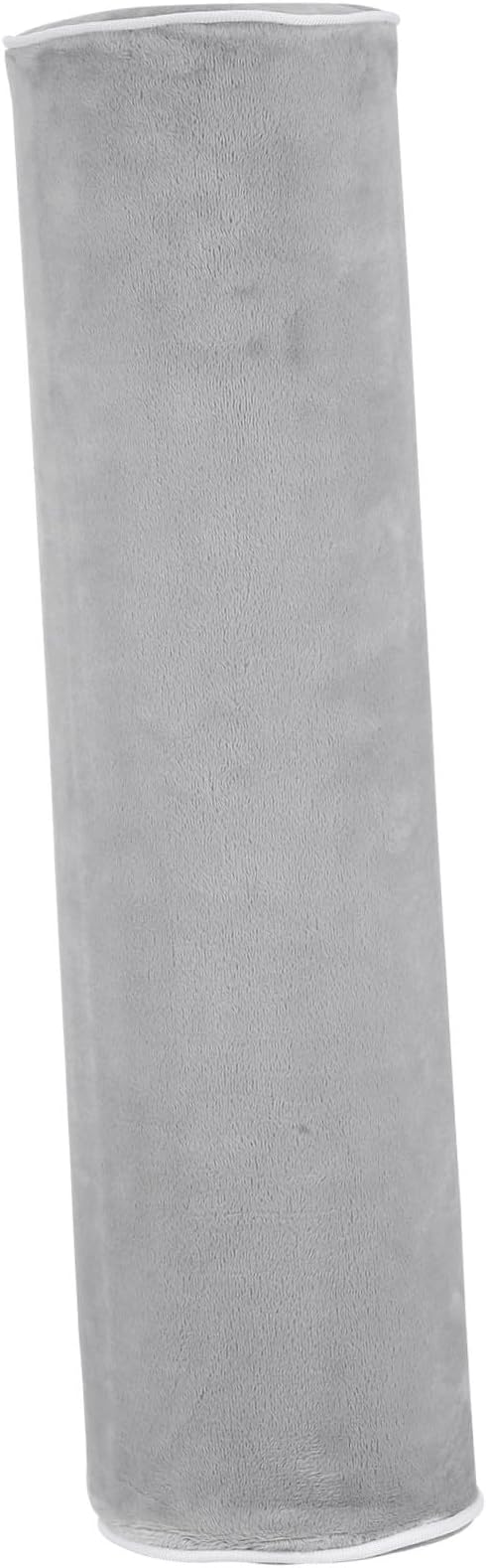 Zerodeko Memory Foam Cylinder Pillow 16.93X3.94 Inch Round Neck Roll Pillow for Cervical Spine Support and Lumbar Relief with Removable Washable Cover for Sleeping Comfort