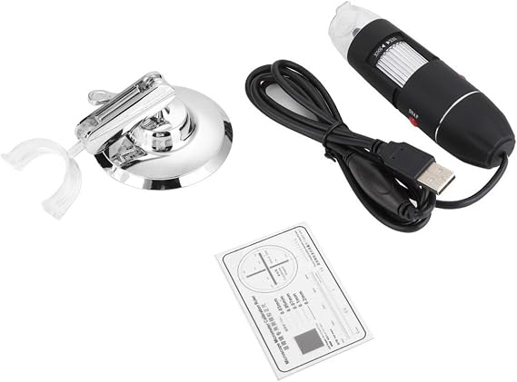 Microscope, Handheld Electronic Microscope 500X USB Magnifier for Industrial PCB Checking Laptop