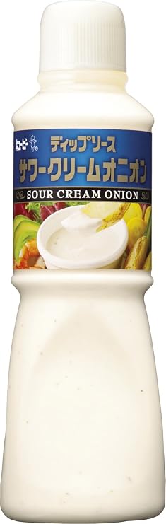Kiewpy Commercial Dip Sauce, Sour Cream Onion, 16.9 fl oz 500 ml